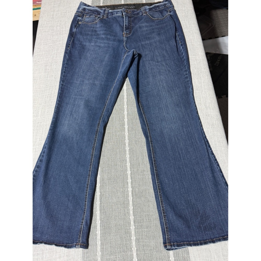 Lane Bryant Bootcut Jeans Blue Tighter Tummy Technology Size 16 Regular